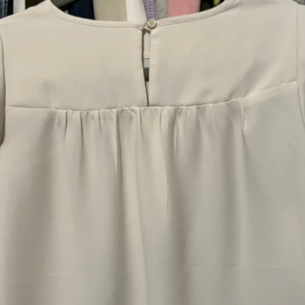 Cream Blouse with Ruffles - Picture 3 of 4